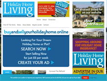Tablet Screenshot of holidayhomeliving.co.uk
